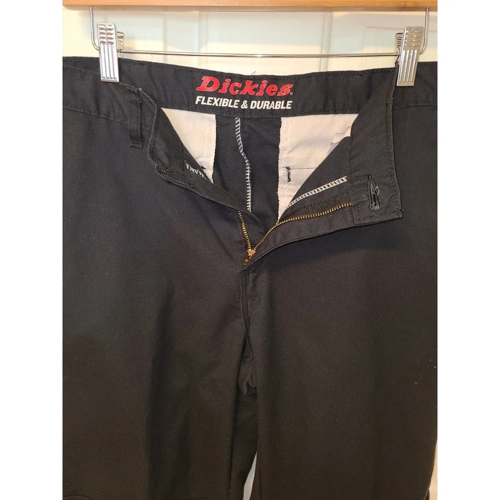 Men's‎ 32x32 Dickies Flexible Durable Black Double Knee Work Wear